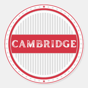 Adesivo Emblema do Orgulho da Cidade de Cambridge – Identi