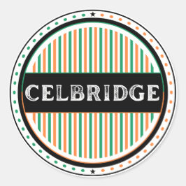 Adesivo Emblema do Orgulho da Cidade de Celbridge – Identi