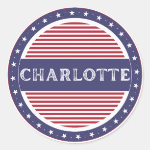 Adesivo Emblema do Orgulho da Cidade de Charlotte – Identi