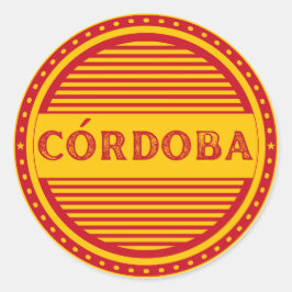 Adesivo Emblema do Orgulho da Cidade de Córdoba – Identida