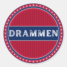 Adesivo Emblema do Orgulho da Cidade de Drammen – Identida