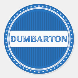 Adesivo Emblema do Orgulho da Cidade de Dumbarton – Identi