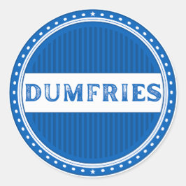 Adesivo Emblema do Orgulho da Cidade de Dumfries – Identid