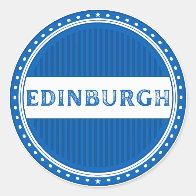 Adesivo Emblema do Orgulho da Cidade de Edimburgo – Identi (Frente)