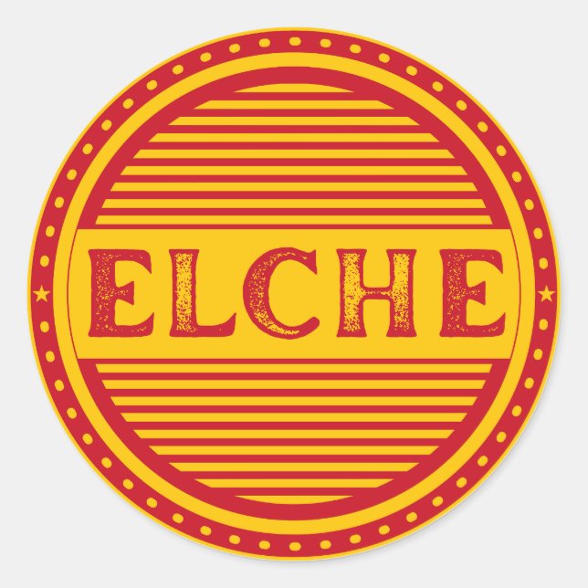 Adesivo Emblema do Orgulho da Cidade de Elche – Identidade (Frente)