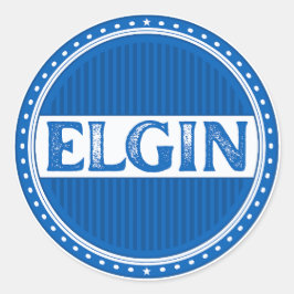 Adesivo Emblema do Orgulho da Cidade de Elgin – Identidade