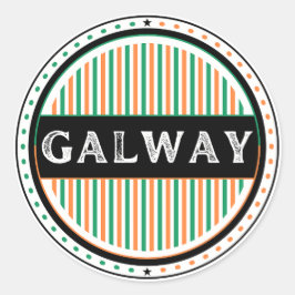 Adesivo Emblema do Orgulho da Cidade de Galway – Identidad