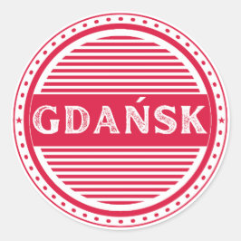 Adesivo Emblema do Orgulho da Cidade de Gdansk – Identidad