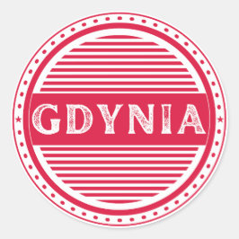 Adesivo Emblema do Orgulho da Cidade de Gdynia – Identidad