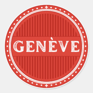 Adesivo Emblema do Orgulho da Cidade de Genebra – Identida