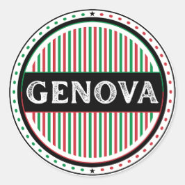 Adesivo Emblema do Orgulho da Cidade de Gênova – Identidad