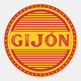 Adesivo Emblema do Orgulho da Cidade de Gijón – Identidade