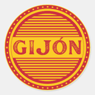 Adesivo Emblema do Orgulho da Cidade de Gijón – Identidade