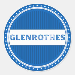 Adesivo Emblema do Orgulho da Cidade de Glenrothes – Ident