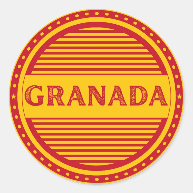 Adesivo Emblema do Orgulho da Cidade de Granada – Identida (Frente)