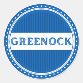 Adesivo Emblema do Orgulho da Cidade de Greenock – Identid