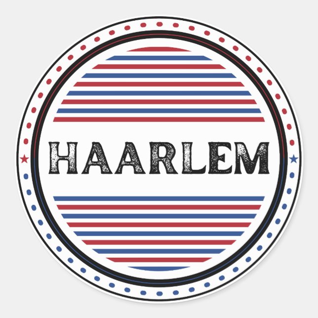 Adesivo Emblema do Orgulho da Cidade de Haarlem – Identida (Frente)