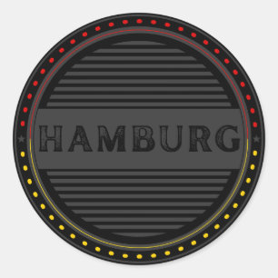 Adesivo Emblema do Orgulho da Cidade de Hamburgo – Identid