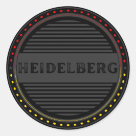 Adesivo Emblema do Orgulho da Cidade de Heidelberg – Ident