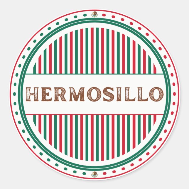 Adesivo Emblema do Orgulho da Cidade de Hermosillo – Ident (Frente)