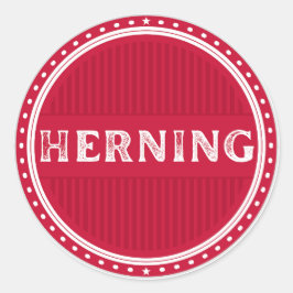 Adesivo Emblema do Orgulho da Cidade de Herning – Identida