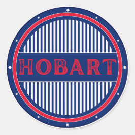 Adesivo Emblema do Orgulho da Cidade de Hobart – Identidad