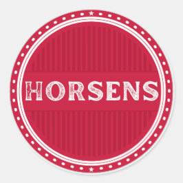 Adesivo Emblema do Orgulho da Cidade de Horsens – Identida