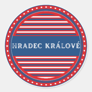 Adesivo Emblema do Orgulho da Cidade de Hradec Kralove – I