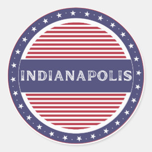 Adesivo Emblema do Orgulho da Cidade de Indianápolis – Ide