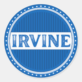 Adesivo Emblema do Orgulho da Cidade de Irvine – Identidad