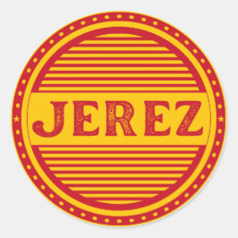 Adesivo Emblema do Orgulho da Cidade de Jerez – Identidade
