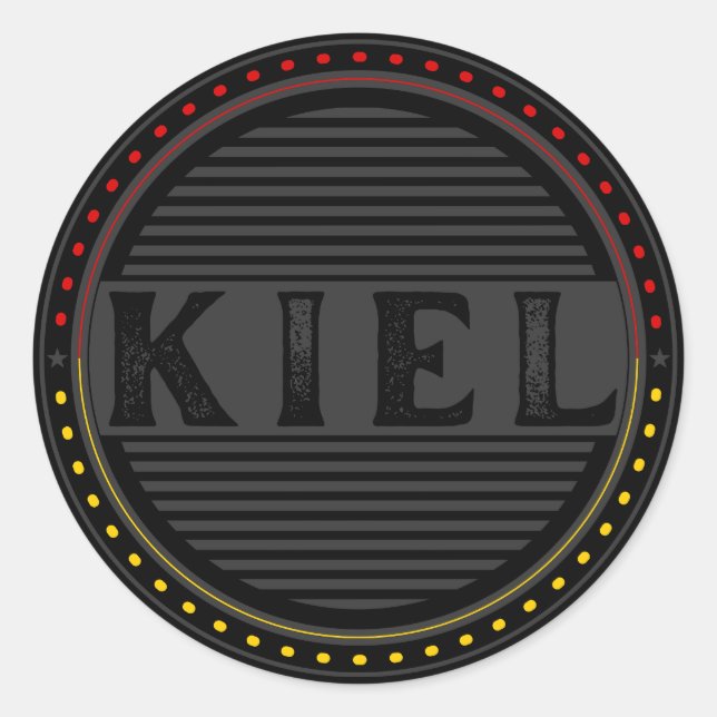 Adesivo Emblema do Orgulho da Cidade de Kiel – Identidade  (Frente)