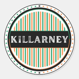 Adesivo Emblema do Orgulho da Cidade de Killarney – Identi