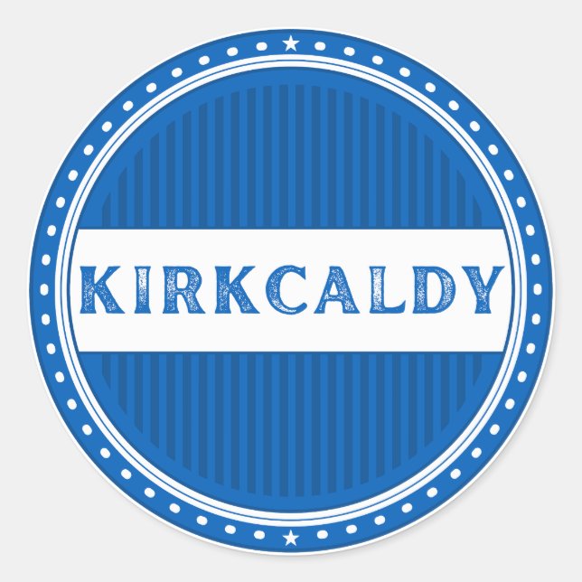 Adesivo Emblema do Orgulho da Cidade de Kirkcaldy – Identi (Frente)