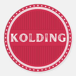 Adesivo Emblema do Orgulho da Cidade de Kolding – Identida