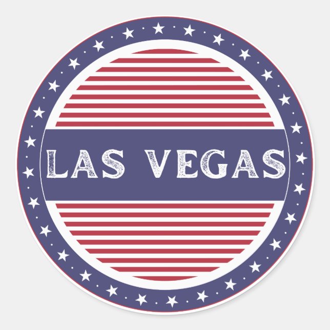 Adesivo Emblema do Orgulho da Cidade de Las Vegas – Identi (Frente)
