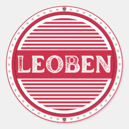 Adesivo Emblema do Orgulho da Cidade de Leoben – Identidad