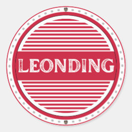 Adesivo Emblema do Orgulho da Cidade de Leonding – Identid