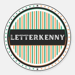 Adesivo Emblema do Orgulho da Cidade de Letterkenny – Iden
