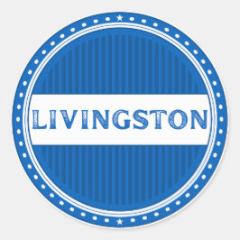 Adesivo Emblema do Orgulho da Cidade de Livingston – Ident