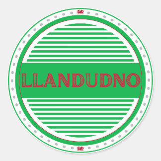 Adesivo Emblema do Orgulho da Cidade de Llandudno – Identi