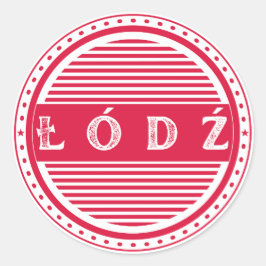 Adesivo Emblema do Orgulho da Cidade de Lodz – Identidade 