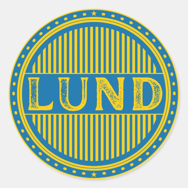 Adesivo Emblema do Orgulho da Cidade de Lund – Identidade  (Frente)