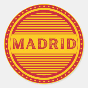 Adesivo Emblema do Orgulho da Cidade de Madrid – Identidad