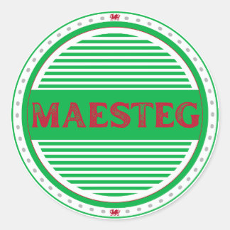 Adesivo Emblema do Orgulho da Cidade de Maesteg – Identida