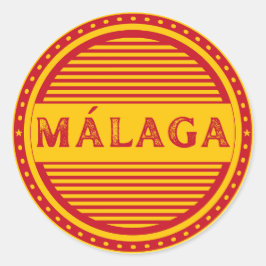 Adesivo Emblema do Orgulho da Cidade de Málaga – Identidad