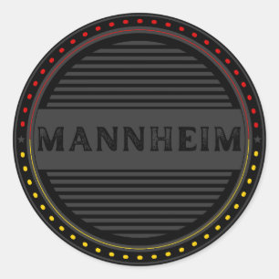 Adesivo Emblema do Orgulho da Cidade de Mannheim – Identid