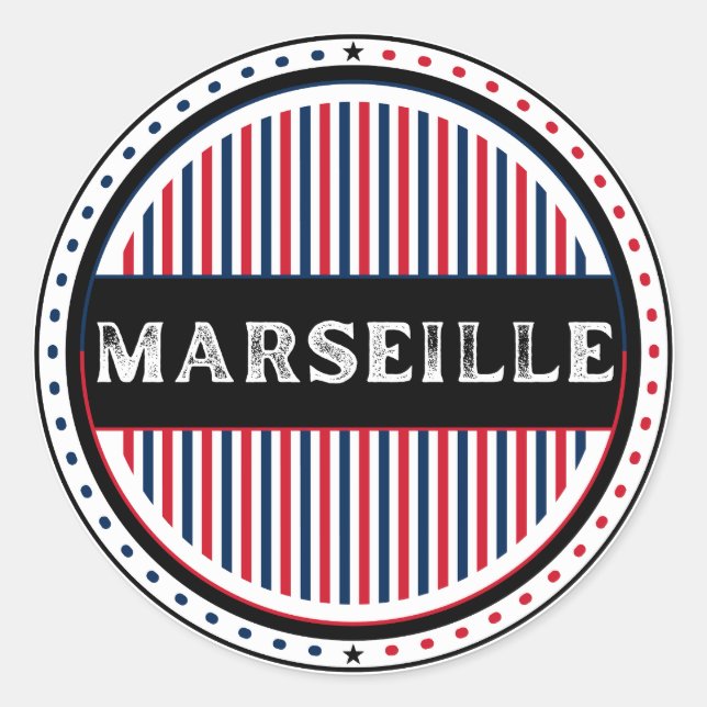 Adesivo Emblema do Orgulho da Cidade de Marselha – Identid (Frente)
