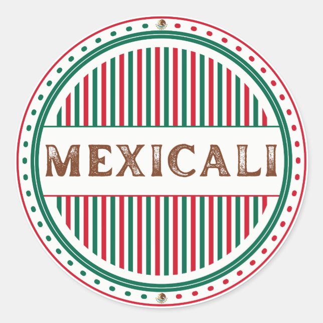 Adesivo Emblema do Orgulho da Cidade de Mexicali – Identid (Frente)