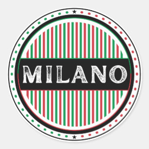 Adesivo Emblema do Orgulho da Cidade de Milão – Identidade